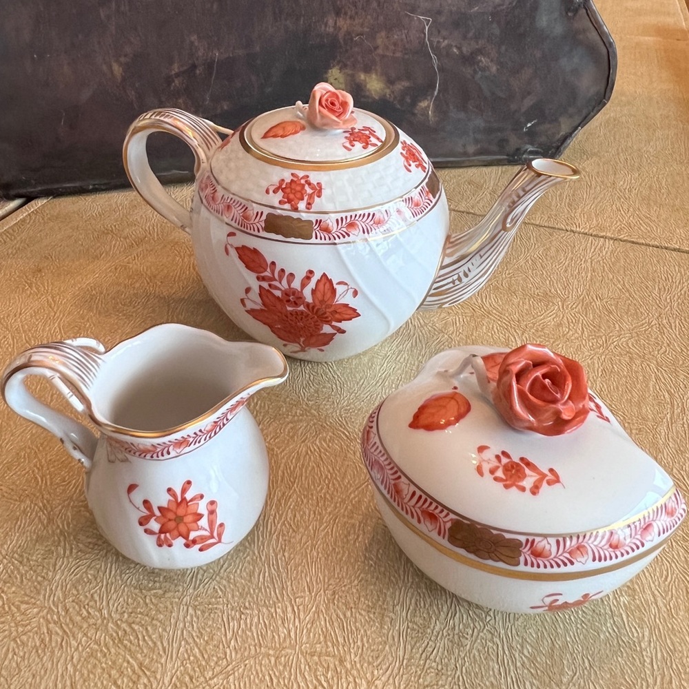 Herend Mini Teapot Set